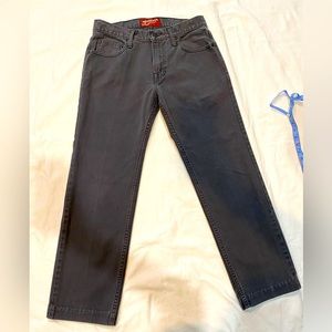 Men’s Arizona Slim Straight Leg Gray Jeans, 30 x 32